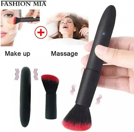 Glowgasm™ 10-Mode Vibrating Makeup Brush Set – Flawless Beauty Meets Pleasure