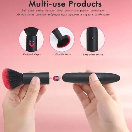 Glowgasm™ 10-Mode Vibrating Makeup Brush Set – Flawless Beauty Meets Pleasure